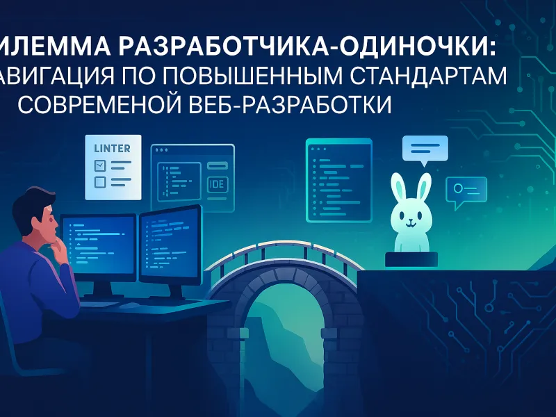 Дилемма solo-разработчика: Навигация в условиях повышенных требований современной веб-разработки
